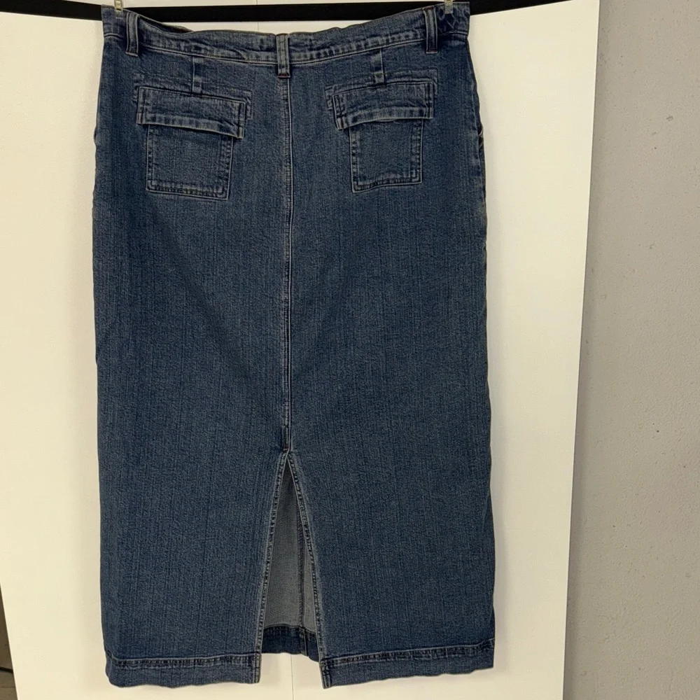 GUC Eddie Bauer Maxi Denim Skirt - Picture 3 of 6